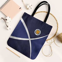 Scotland Football Tote Bag Tartan Patchwork Pattern Scottish Saltire Flag Style
