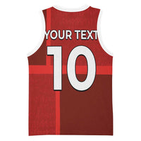 Custom Denmark Football Basketball Jersey Black Grunge Line and Rune Inspired Sporty Style