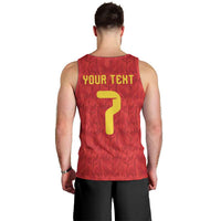Custom Belgium Football Men Tank Top Fiery Devil Motif