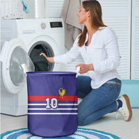 Custom French Football Laundry Basket France 98 Retro Style
