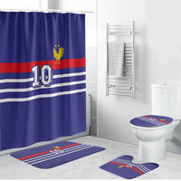 Custom French Football Bathroom Set France 98 Retro Style