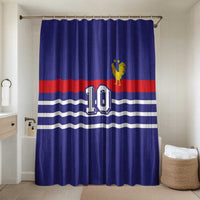 Custom French Football Bathroom Set France 98 Retro Style
