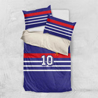 Custom French Football Bedding Set France 98 Retro Style