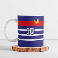 Custom French Football Ceramic Mug France 98 Retro Style