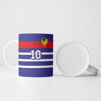 Custom French Football Ceramic Mug France 98 Retro Style