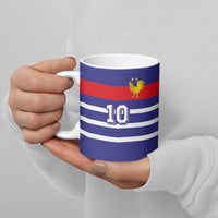 Custom French Football Ceramic Mug France 98 Retro Style