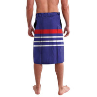 Custom French Football Lavalava France 98 Retro Style