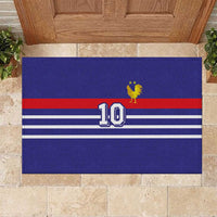 Custom French Football Rubber Doormat France 98 Retro Style