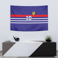 Custom French Football Tapestry France 98 Retro Style