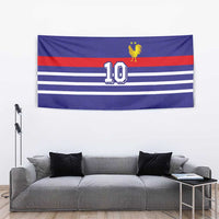 Custom French Football Tapestry France 98 Retro Style