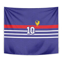 Custom French Football Tapestry France 98 Retro Style
