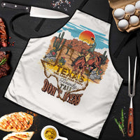 Texas Cultural Heritage Apron Cowboy and Desert Howdy Y'All Don'T Mess