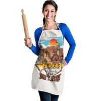 Texas Cultural Heritage Apron Cowboy and Desert Howdy Y'All Don'T Mess