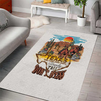 Texas Cultural Heritage Area Rug Cowboy and Desert Howdy Y'All Don'T Mess