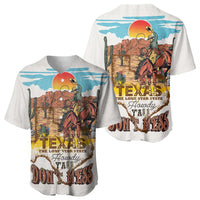 Texas Cultural Heritage Baseball Jersey Cowboy and Desert Howdy Y'All Don'T Mess