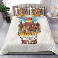 Texas Cultural Heritage Bedding Set Cowboy and Desert Howdy Y'All Don'T Mess