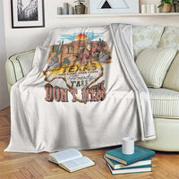 Texas Cultural Heritage Blanket Cowboy and Desert Howdy Y'All Don'T Mess