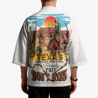 Texas Cultural Heritage Kimono Cowboy and Desert Howdy Y'All Don'T Mess
