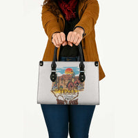 Texas Cultural Heritage Leather Bag Cowboy and Desert Howdy Y'All Don'T Mess