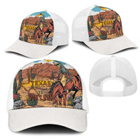 Texas Cultural Heritage Mesh Trucker Cap Cowboy and Desert Howdy Y'All Don'T Mess