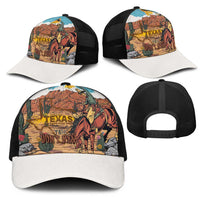 Texas Cultural Heritage Mesh Trucker Cap Cowboy and Desert Howdy Y'All Don'T Mess