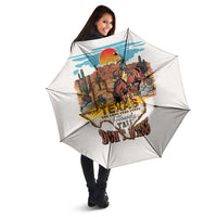 Texas Cultural Heritage Umbrella Cowboy and Desert Howdy Y'All Don'T Mess