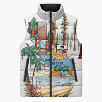 California Does it Better Sleeveless Puffer Jacket Forest to Coast