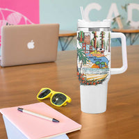 California Does it Better Tumbler With Handle Forest to Coast