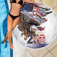 United States of America 250 Beach Blanket We The People 1776