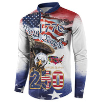 United States of America 250 Button Sweatshirt We The People 1776