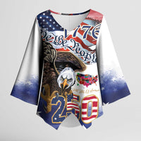 United States of America 250 Kimono Sleeve Blouse We The People 1776