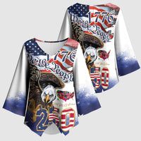 United States of America 250 Kimono Sleeve Blouse We The People 1776