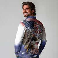 United States of America 250 Long Sleeve Polo Shirt We The People 1776
