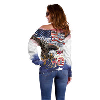 United States of America 250 Off Shoulder Sweater We The People 1776