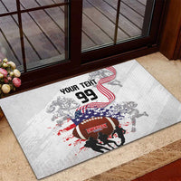 Custom American Football Rubber Doormat Road to Glory