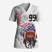 Custom American Football Scrub Top Road to Glory