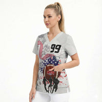 Custom American Football Scrub Top Road to Glory