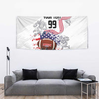 Custom American Football Tapestry Road to Glory