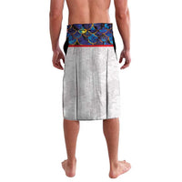 Custom Japan Football Lavalava Seigaiha and Sun