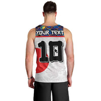 Custom Japan Football Men Tank Top Seigaiha and Sun