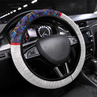 Japan Football Steering Wheel Cover Seigaiha and Sun