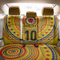 Custom Colombia Football Back Car Seat Cover Sporty Vueltiao Hat