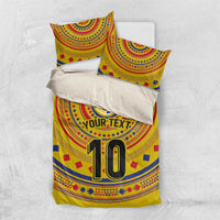 Custom Colombia Football Bedding Set Sporty Vueltiao Hat