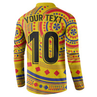 Custom Colombia Football Button Sweatshirt Sporty Vueltiao Hat