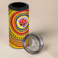 Custom Colombia Football 4 in 1 Can Cooler Tumbler Sporty Vueltiao Hat