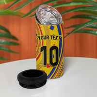 Custom Colombia Football 4 in 1 Can Cooler Tumbler Sporty Vueltiao Hat
