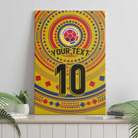 Custom Colombia Football Canvas Wall Art Sporty Vueltiao Hat