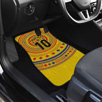 Custom Colombia Football Car Mats Sporty Vueltiao Hat