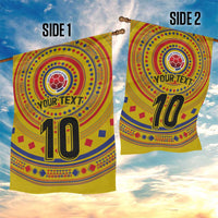 Custom Colombia Football Garden Flag Sporty Vueltiao Hat