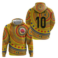 Custom Colombia Football Hoodie Sporty Vueltiao Hat